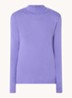 Longsleeve met col - Lavendel