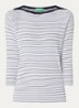 Longsleeve met streepprint - Wit