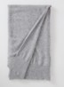 Sjaal van scheerwol 190 x 30 cm - Grijsmele