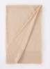 Sjaal van scheerwol 190 x 30 cm - Beige