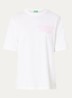 T-shirt met print - Wit
