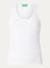 Tanktop met stretch - Gebroken wit
