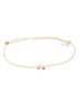 Armband met bedel - Rood
