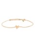 Armband met bedel - Beige