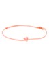 Armband met bedel - Oudroze
