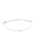 Mini Smiley armband met bedel - Blauw