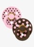 Polka fopspeen in 2-pack - Multicolor
