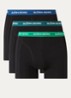 Boxershort met logoband in 3-pack - Zwart