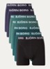 Boxershort met logoband in 7-pack - Zeegroen