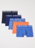 Boxershorts met logoband in 5-pack - Oranje