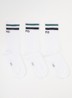 Core Crew sportsokken met logo in 3-pack - Wit