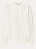 Studio Oversized sweater met logo - Ivoor