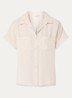 Mia blouse met borstzakken - Lichtgrijs