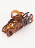 Love haarclip 8 cm - Bruin