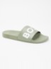 Aryeh slipper met logo - Lindegroen