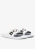 Aryeh slipper met logo - Wit
