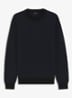 Aspoki fijngebreide pullover met gemêleerd dessin - Zwart