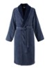 Badjas met logoborduring - Donkerblauw