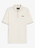 BOSS x ASTON MARTIN regular fit polo met logo - Gebroken wit