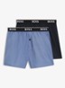 Boxershorts met logoband in 2-pack - Blauw
