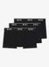 Boxershorts met logoband in 3-pack - Diepzwart