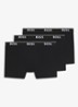 Boxershorts met logoband in 3-pack - Zwart