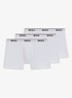 Boxershorts met logoband in 3-pack - Gebroken wit