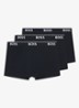 Boxershorts met logoband in 3-pack - Blauwgrijs