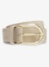 Carol riem van leer - Creme