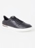 Clint sneaker van leer met logo - Zwart