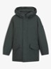 Gewatteerde parka met steekzakken - Open Green-377 / Groen