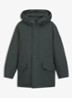 Gewatteerde parka met steekzakken - Open Green-377 / Groen