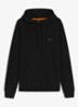 Hoodie van katoenen sweatstof met logopatch - Zwart