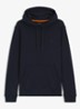 Hoodie van katoenen sweatstof met logopatch - Donkerblauw