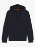 Hoodie van katoenen sweatstof met logopatch - Donkerblauw