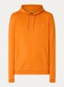 Hoodie van katoenen sweatstof met logopatch - Oranje