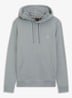 Hoodie van katoenen sweatstof met logopatch - Open Grey-084 / Grijs