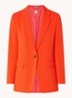 Jocaluah blazer met klepzakken  - Oranjerood