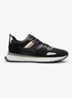 Jonah sneaker met mesh details - Zwart