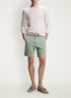 Korte broek met steekzakken - Open Green-373