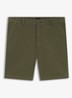 Korte chino in katoenblend - Groen