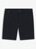 Korte chino in katoenblend - Blauw