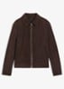 Lerenjack van geitenleer - Dark Brown-209 / Bruin
