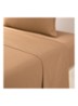 Loft laken van katoensatijn 300TC - Camel