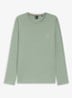 Longsleeve met logo - Lichtgroen