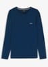 Longsleeve met logo - Donkerblauw