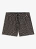 Manu zwemshorts met logoprint - Zwart
