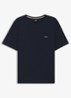 Mix&Match pyjamatop met logoborduring - Donkerblauw