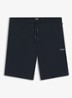 Mix&Match straight fit korte loungebroek met logo - Donkerblauw