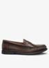 Mocassin van leer - Donkerbruin
